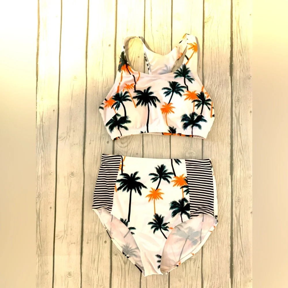 Amazon palm tree swimsuit large